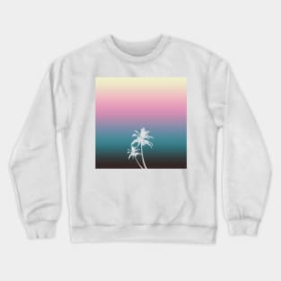 Palm Trees Miami Sunset Crewneck Sweatshirt